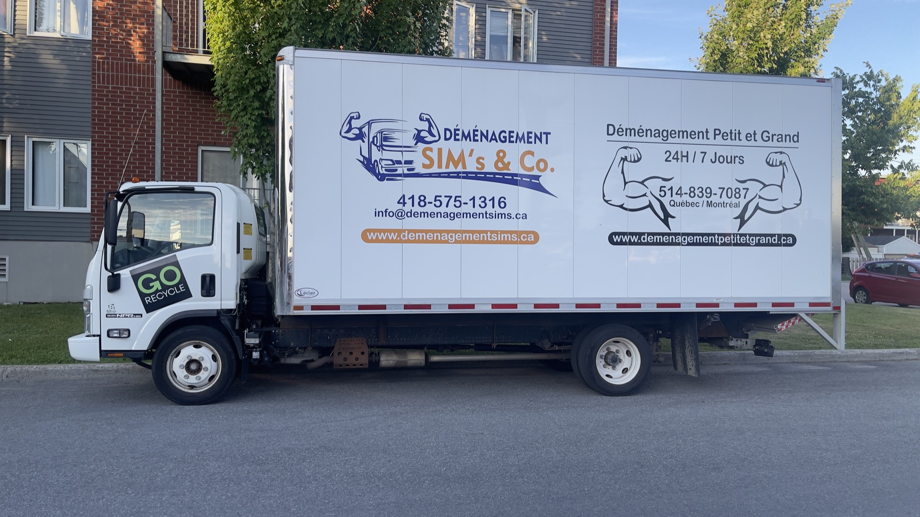 Camion déménagement